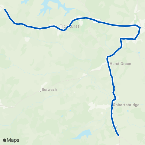Hams Travel Roundabout - The Greyhound map