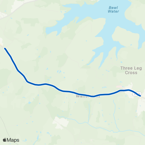 Hams Travel The Bell - The Greyhound map