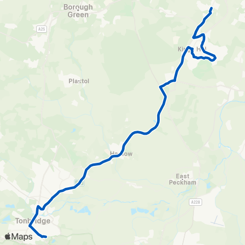 Hams Travel Weald of Kent School - High Street map