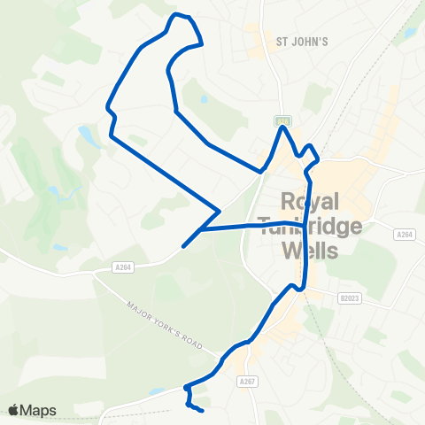 Go-Coach Hire Old W Sta Sainsbury's - Old W Sta Sainsbury's map