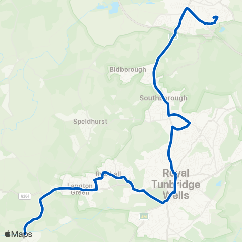 Hams Travel King's Road - Station Road map