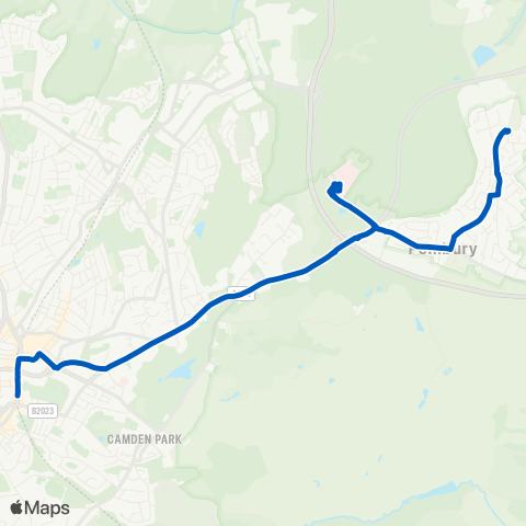 Hams Travel The Vine - Railway Station map