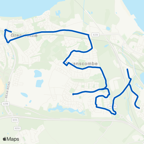 Go-Coach Hire Ebbsfleet International Railway Sta - Railway Sta map