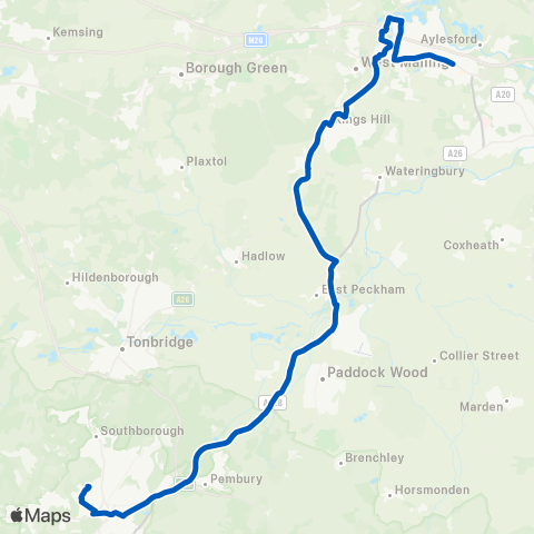 Hams Travel Teapot Ln - Bennett Mem School Grounds map