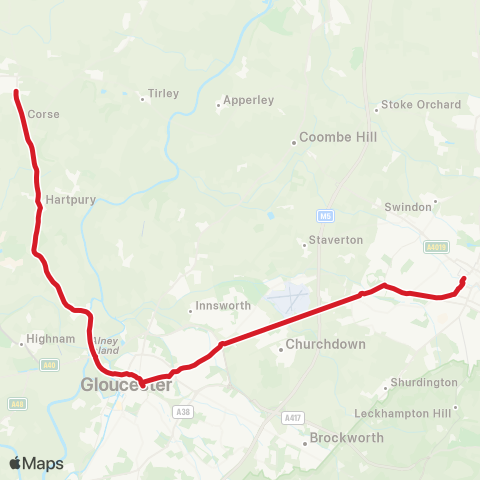 National Express  map