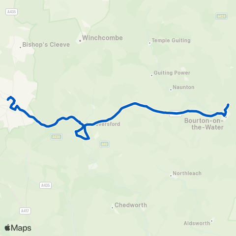 Pulhams Coaches  map