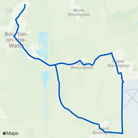 Pulhams Coaches  map