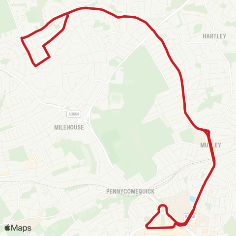 Plymouth Citybus  map