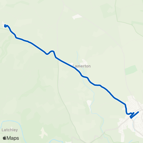 Oakleys Coaches  map