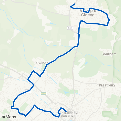 Pulhams Coaches  map