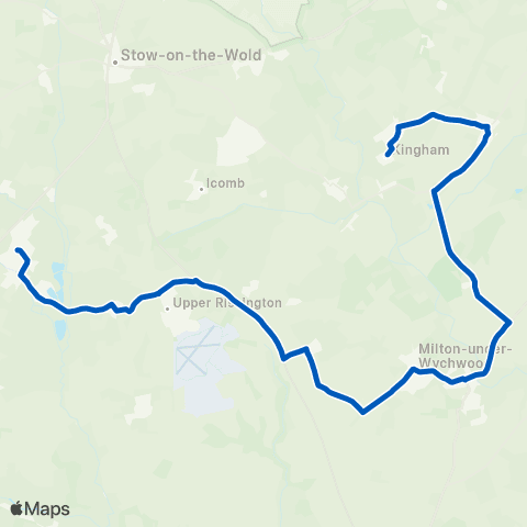 Pulhams Coaches The Cotswold Academy - Sports and Social Club map