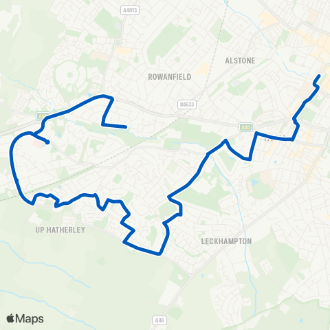 Pulhams Coaches  map