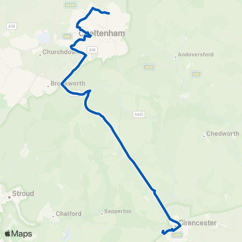 Pulhams Coaches  map