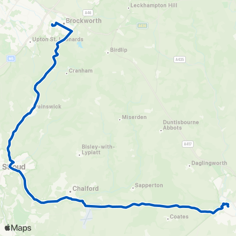 Pulhams Coaches  map