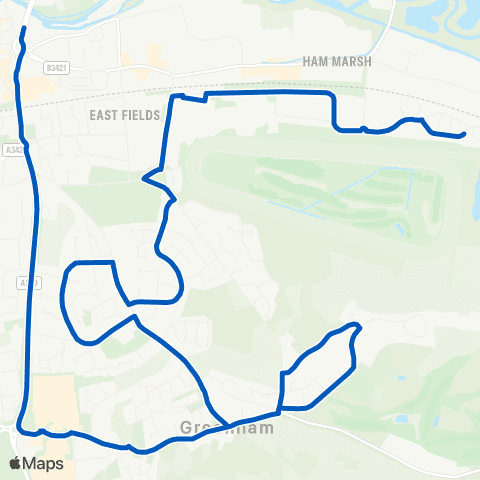 Newbury & District Newbury Wharf - Fetlock Drive map