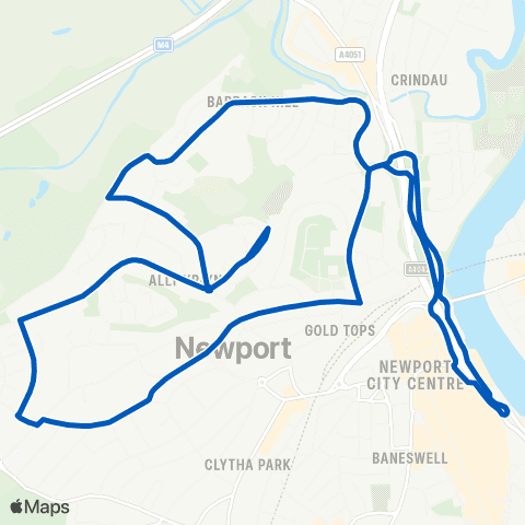 Newport Bus Friars Walk 3 - Friars Walk 3 map