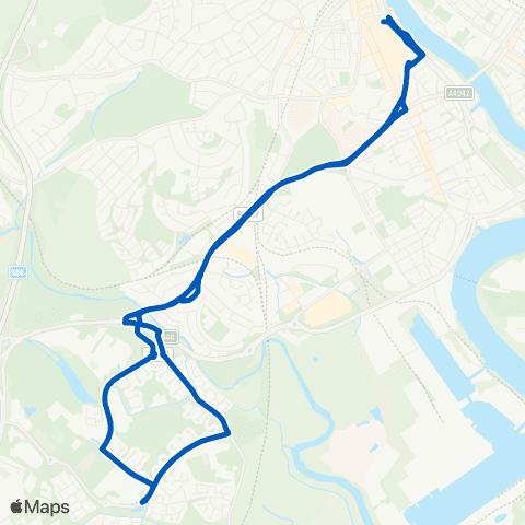 Newport Bus Friars Walk 12 - Friars Walk 12 map