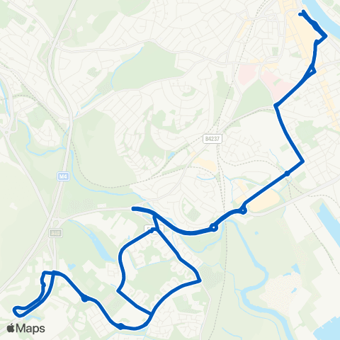 Newport Bus Friars Walk 13 - Friars Walk 13 map