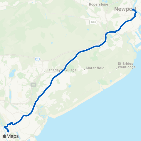 Newport Bus Cardiff Bus Interchange Bay 14 - Friars Walk 15 map