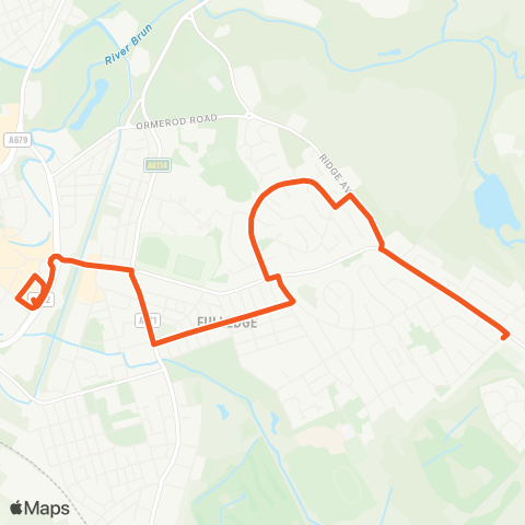 The Burnley Bus Company  map