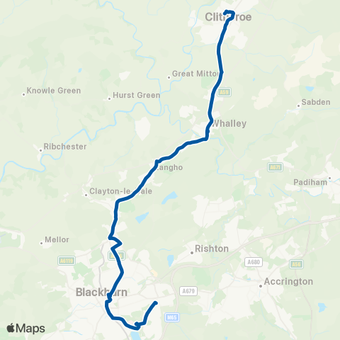 The Blackburn Bus Company Interchange - Rothesay Road map