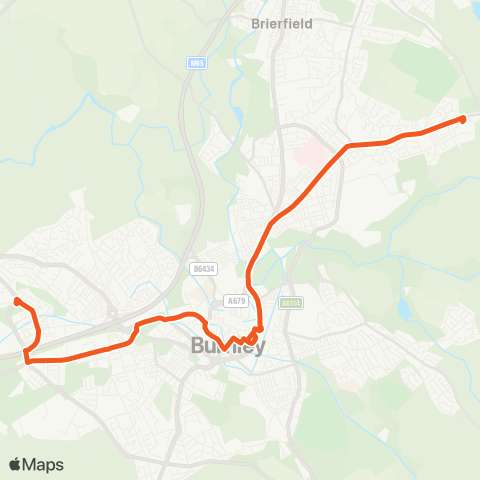 The Burnley Bus Company  map