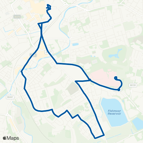 The Blackburn Bus Company Bus Station - Arrival Stand map