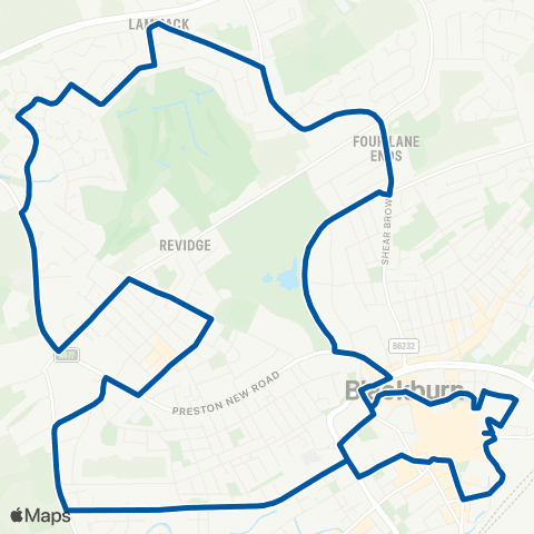 The Blackburn Bus Company Bus Station - Arrival Stand map
