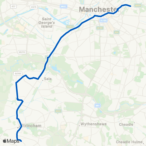 Tyrers Coaches Hale Station - Councillor Street map