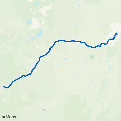 Peter Hogg of Jedburgh Craik Village - Mart Street Bus Stance map