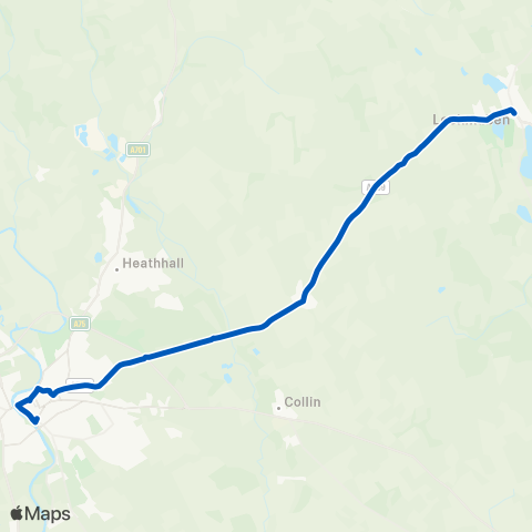 McCall's Coaches Loreburne Centre - High Street map