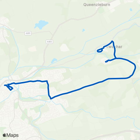 McColls Travel Burnbrae - Kelvin Court map
