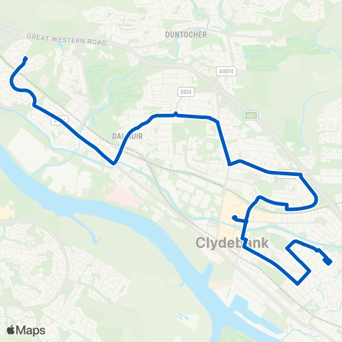 McColls Travel Gran Street - Turning Circle map