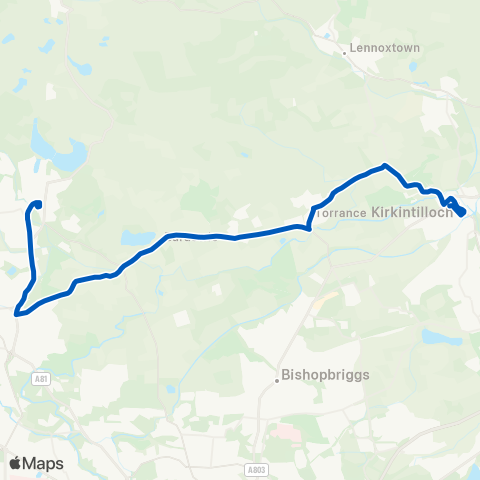 McColls Travel Kelvin Court - Milngavie Railway Station map