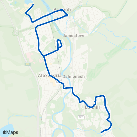 McColls Travel Lomond Shores - Murroch Crescent map