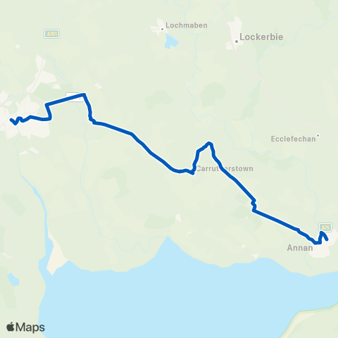 McCall's Coaches Whitesands - Butts Street map