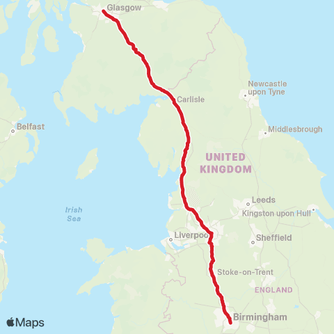 National Express Buchanan Bus Sta - Birmingham Coach Sta map