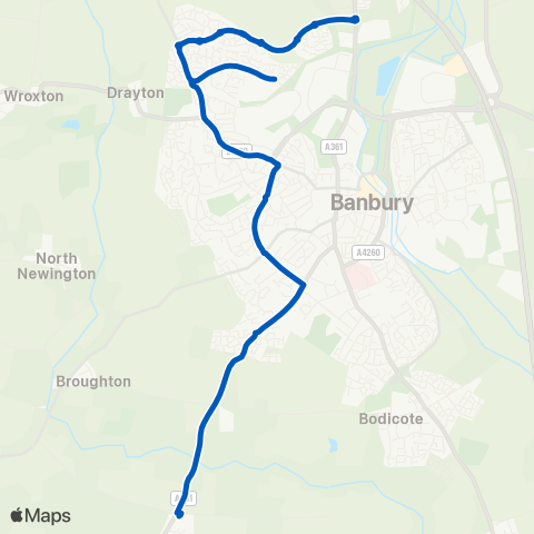 M & R Travel Ferndale Road - The Warriner School map