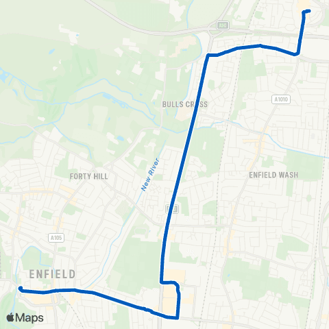 Metroline Travel Bus Station - Little Park Gardens map