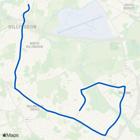 Metroline Travel Douay Martyrs School - Balmoral Drive map
