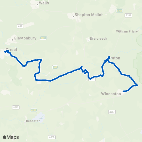 South West Coaches Crispin Hall - Memorial Hall map