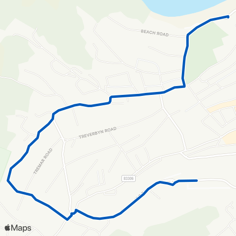 St Ives Minibus Services  map