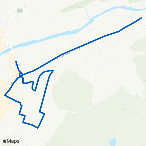 Scottish Borders Council Mart Street Bus Stance - Horse map