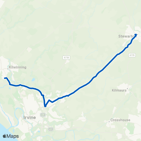 Shuttle Buses High Street - Longford Avenue map