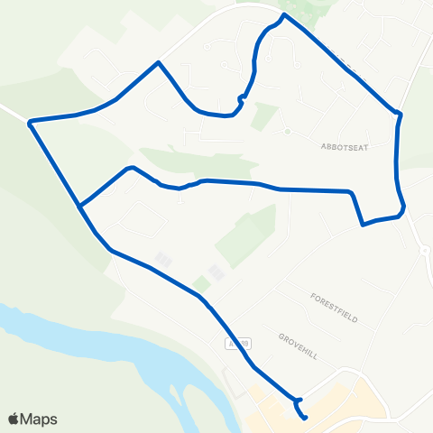Scottish Borders Council Woodmarket Bus Shelter - Horsemarket Bus Shelter map