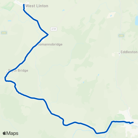 Scottish Borders Council Gordon Arms Hotel - Eastgate Post Office map