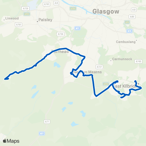 Shuttle Buses Bus Station - Mure Place map