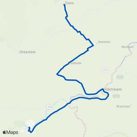 Scottish Borders Council Bus Station - Woodmarket Bus Shelter map