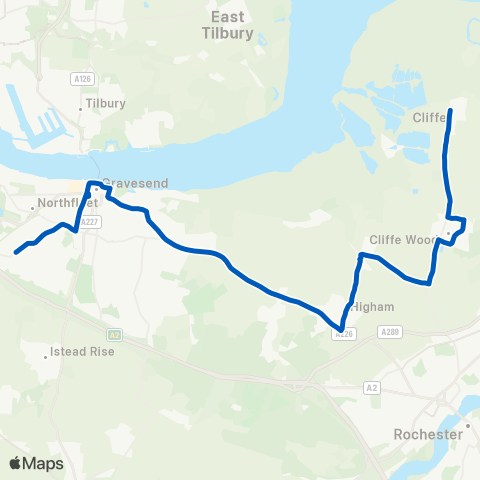 Redroute Buses  map
