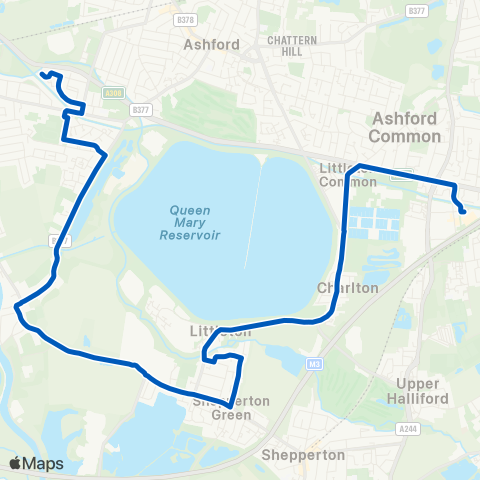 Reptons Coaches Boundary Road End - Tesco map